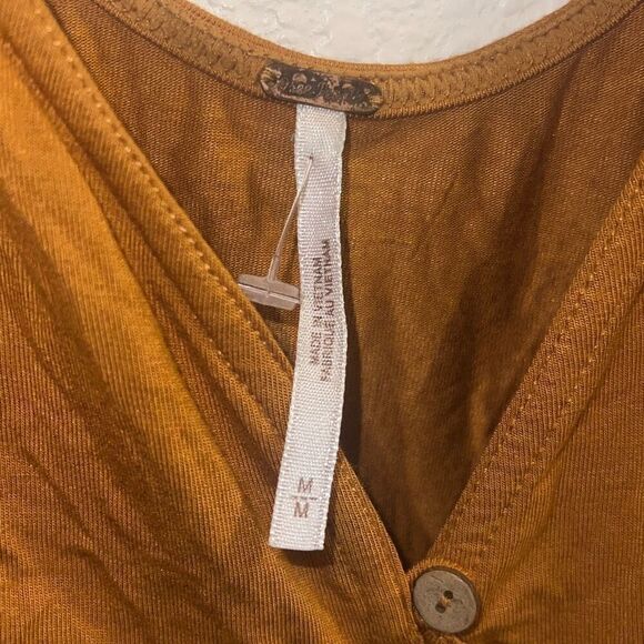 ✨Free People In The Mood Tank Top Amber Size Medium✨ - Picture 7 of 8